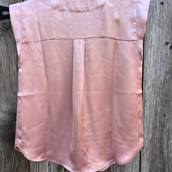 ANN TAYLOR LOFT Rose Pink Small Cap Sleeve Women’s Blouse Top Women’s XSP NWT - Picture 8 of 10